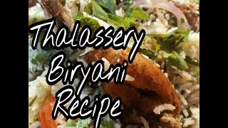 Thalassery Chicken Dum Biryani  Quick Biryani recipe [upl. by Wendi]