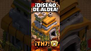 🛡️ ¡EL MEJOR DISEÑO DE ALDEA PARA LIGA DE TH7  AYUNTAMIENTO 7 CLASH OF CLANS clashofclans coc [upl. by Biancha]