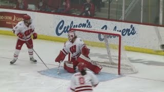 Athlete of the Week Badger goalie AnnRenee Desbiens [upl. by Rolo]