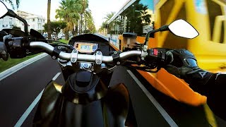 KTM 950 SM  Promenade des Anglais  Karma Grip GoPro [upl. by Hsitirb]