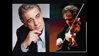 Plácido Domingo Itzhak Perlman quotElégiequot Jules Massenet [upl. by Howland]