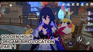 Honkai Star Rail Penacony Golden Hour  All Origami Bird Location PART 1 [upl. by Anneliese]