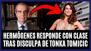 ¡CON CLASE Hermógenes RESPONDIÓ a Tonka Tomicic tras aparecer DISCULPÁNDOSE por censurarlo [upl. by Warfore]