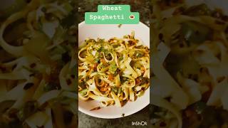 Wheat Spaghetti’s Recipe  Easy Spaghetti Recipe youtubeshorts food viralvideo viralshorts [upl. by Idrahs]