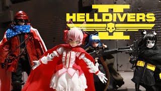 THE BOYS GO HELLDIVING  Helldivers Stop Motion Animation [upl. by Yvor907]