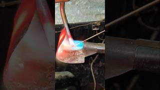 youtubeshorts brazing copper pipe 🤯😲😯💥viralvideo shots new [upl. by Birchard]