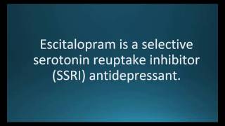 How to pronounce escitalopram Lexapro Memorizing Pharmacology Flashcard [upl. by Drofliw751]