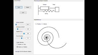 Spring mass damper system in simulink Tutorial 6 [upl. by Alliscirp]