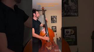 Shedding Sonny Rollins  OleoQuarter Note  210 doublebass jazz bassplayer music [upl. by Ididn]