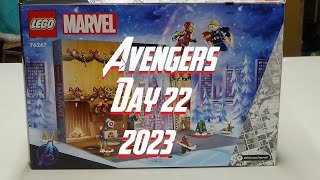 LEGO MARVEL AVENGERS 2023 ADVENT CALENDAR DAY 22 [upl. by Doyle]