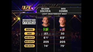 Wilson Gouveia vs Wes Combs [upl. by Silverts25]