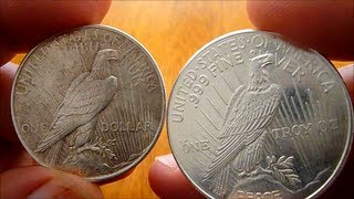 Morgan and Peace Dollar Replica [upl. by Ephrayim661]