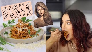 Making the Gigi Hadid Pasta VEGAN [upl. by Lauren136]