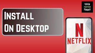 How To Download Netflix on Laptop 2024 [upl. by Nywg86]