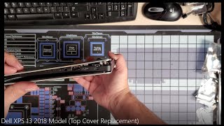 Dell XPS 13 2018 Model Top Cover Replacement [upl. by Jovitah]