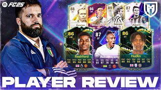 AUBAMEYANG 87 HUDLIN 86 RASHFORD 86 ZANETTI 87 NEDVED 89 SAVIC 86 KOEMAN 88  FC25 REVIEW [upl. by Ayim443]