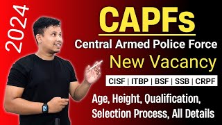 CAPF AC Recruitment 2024  UPSC CAPF Recruitment 2024  CAPF AC Vacancy 2024  RekibAfredi [upl. by Nosirrah]