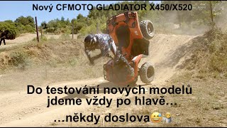 Umí nový CFMOTO GLADIATOR jezdit po quotpředníchquot😅 Představení úplně nových quotGladůquot z Francie odpoví [upl. by Averi]