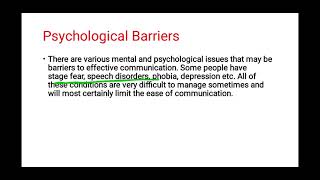 Oral communication barriers barriers of communication examples Bsn English Lecture with MCQS [upl. by Enelyw]