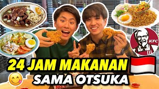 ENAK DAN KANGEN 24 JAM MAKAN MAKANAN INDONESIA SAMA OTSUKA [upl. by Neyu]