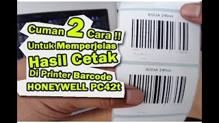 Cuman 2 Cara Mengatasi Hasil Cetak Barcode Yang Kurang Jelas [upl. by Perl]