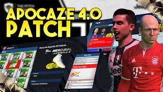 TTB  PES 2017 Apocaze Patch 40  Updated Transfers New Boots Stadiums Teams amp More [upl. by Annoled402]