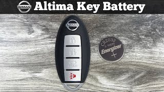 2007  2012 Nissan Altima Key Fob Battery Replacement  How To Change Replace Remote Batteries [upl. by Adnorahc]