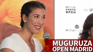 Las palabras de GARBIÑE MUGURUZA en la presentación del MUTUA MADRID OPEN 2019  Diario AS [upl. by Tsirhc575]