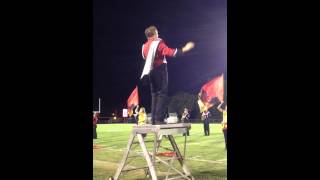 Plainview High School BandDrum Major Trevor Aycox 10413 sulphur [upl. by Avilo]