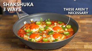 3 AUTHENTIC and Easy Shakshuka Recipes [upl. by Autum]