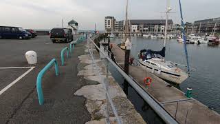 Walk around Caernarfon Harbour  Gwynedd North Wales [upl. by Dore]