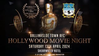 BALLINASLOE TOWN AFC HOLLYWOOD MOVIE FUNDRAISER NIGHT [upl. by Hurlbut]