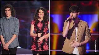 Brandon Duff and Gabriel amp Cecilia Sing Demons  The Voice Australia 2014 [upl. by Jessica]