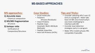 MSBased Impurities Investigations in Biopharmaceutical Laboratories [upl. by Teerprah]