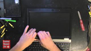 HP ELITEBOOK 8440P how to remove LCD [upl. by Latta91]