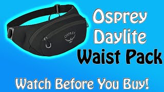 Osprey Daylite Waist Pack Watch Before You Buy [upl. by Marcile280]