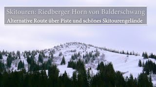 Skitouren Riedberger Horn von Balderschwang [upl. by Procto]