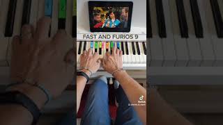 FAST AND FURIOS 9  Piano tutorial [upl. by Norac]