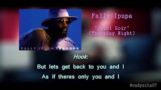 Fally Ipupa Jeudi Soir LYRICS IN ENGLISH [upl. by Icrad]