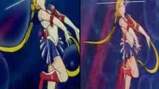 Sailor Moon Transform Comparison Moon Crystal Power [upl. by Karoline]