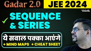 Sequence and Series Class 12 JEE PYQs  JEE 2024 Maths New Syllabus Class 12 Maths  Harsh Sir [upl. by Lehte233]