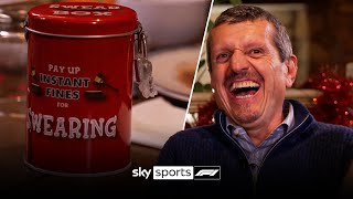 quotI didnt swear muchquot 😂  Christmas Lunch with Guenther Steiner [upl. by Mazlack]