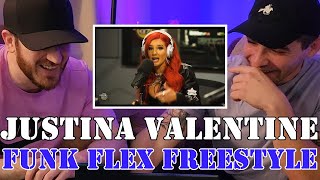 Nicks First Time Hearing Justina Valentine  Funk Flex Freestyle  Reaction [upl. by Millwater893]