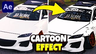 CARTOON EFFECT  AFTER EFFECTS [upl. by Ennelram]