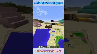 มายคราฟ  และนี่ก็คือวิธีใช้งาน Cartography Table ในเกมมายคราฟ แผนที่ 114 shorts minecraft [upl. by Ileana476]