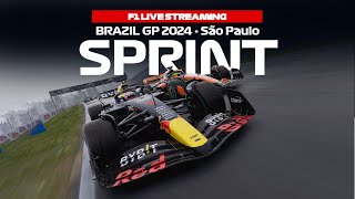 LIVE F1 Data Brazil GP 2024 Interlagos São Paulo Sprint  Formula 1 Commentary [upl. by Ecnerrat]