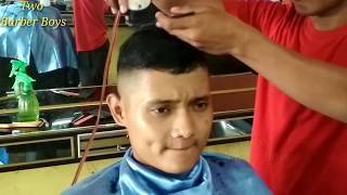 TUTORIAL POTONG RAMBUT  POTONG RAMBUT CEPAK ANGGOTA  GAYA RAMBUT POLISI  FADE [upl. by Bik]