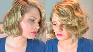 Old Hollywood Finger Waves Short Hair [upl. by Dohsar21]