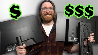 Cheap Vs Expensive Gaming Monitors [upl. by Atterrol]