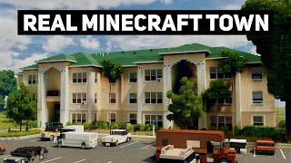 I’m Replicating a REAL TOWN in Minecraft [upl. by Brittaney]